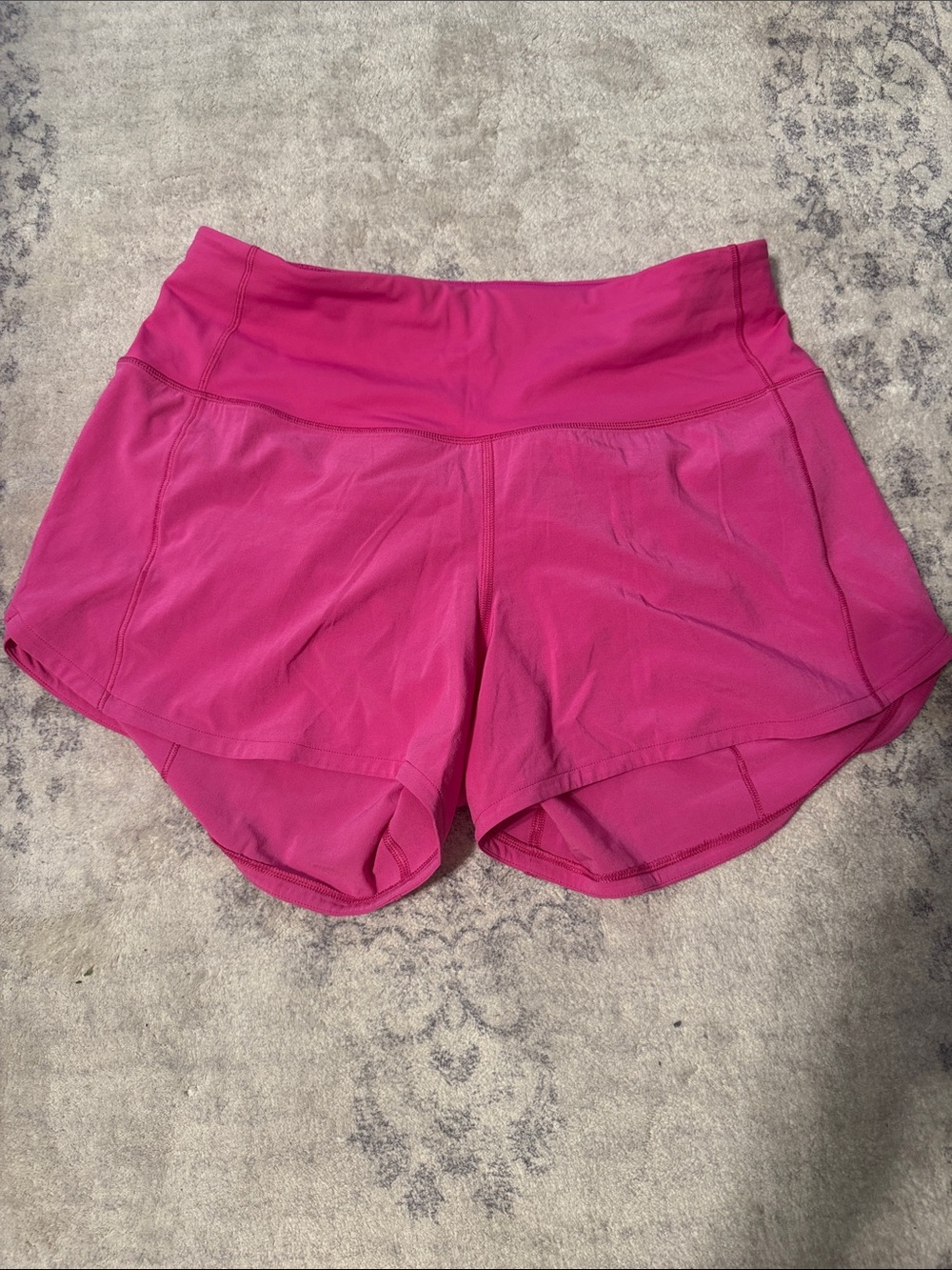 lululemon athletica sonic pink color High-Waist Athletic Shorts